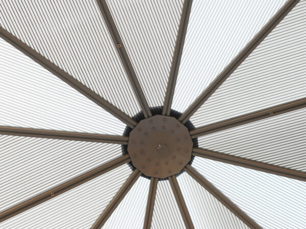 Solarium Florence Free-standing 12x12 Beige With Polycarbonate Roof - Image 10