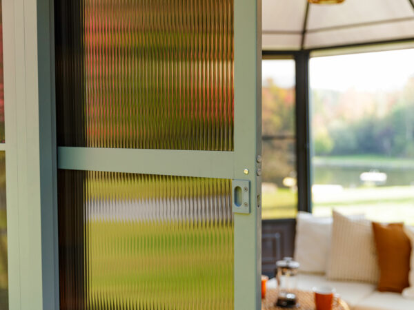 Solarium Florence Auto-Portant 12x12 Gris Avec Toît en Polycarbonate – Image 7