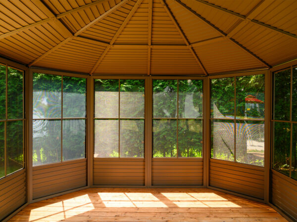 Solarium Florence Auto-Portant 12x15 Beige Avec Toît en Métal – Image 5