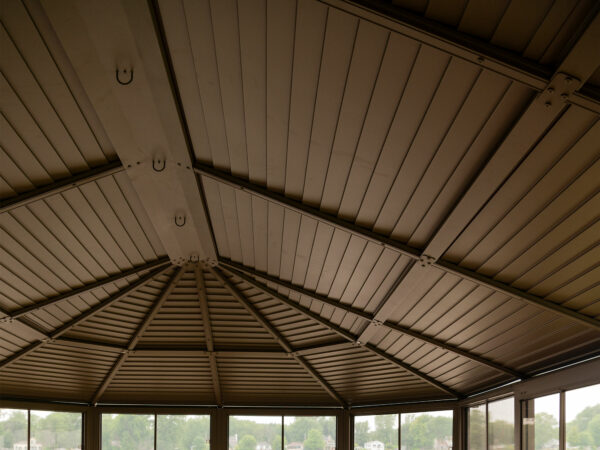 Florence Free Standing Solarium 12x18 Beige With Polycarbonate Roof - Image 10
