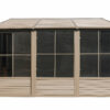 Solarium Florence Mural 8x16 Beige Avec Toît en Métal – Image 14