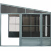 Solarium Florence Mural 10x12 Gris Avec Toît en Métal – Image 7