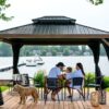 Gazebo Modèle Yosemite - 10x12 En Aluminium Toit en Métal – Image 2