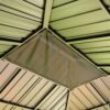 Gazebo Modèle Yosemite - 10x12 En Aluminium Toit en Métal – Image 6