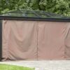 Gazebo Model Venus - 12x14 Beige Aluminum With Polycarbonate Roof - Image 4