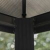 Gazebo Model Venus - 12x14 Beige Aluminum With Polycarbonate Roof - Image 9