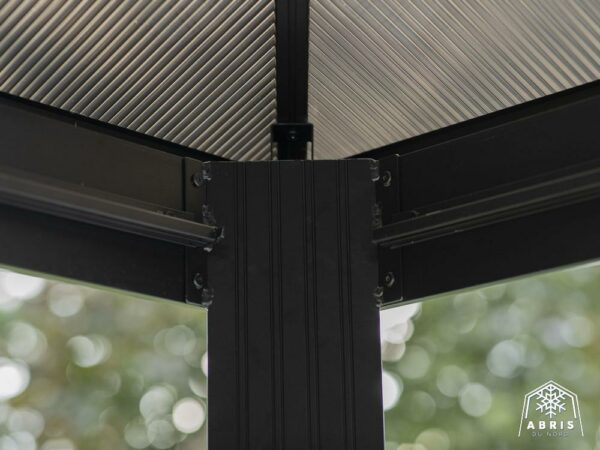 Gazebo Model Venus - 12x14 Beige Aluminum With Polycarbonate Roof - Image 9