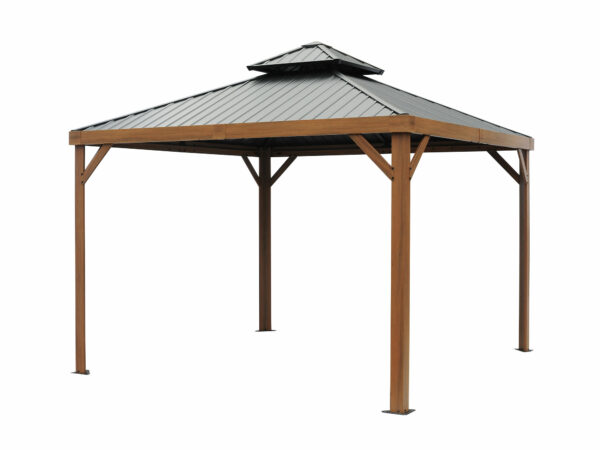 Gazebo Modèle Yosemite - 10x10 En Aluminium Toit en Métal – Image 13