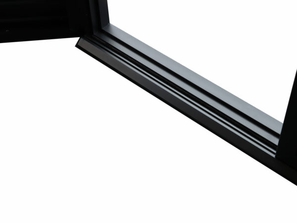 Solarium Florence Auto-Portant 12x12 Noir Avec Toît en Métal – Image 9