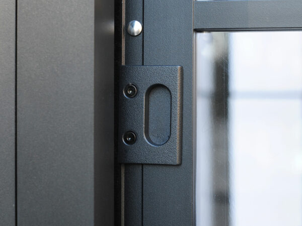 Solarium Florence Auto-Portant 12x15 Noir Avec Toît en Métal – Image 10