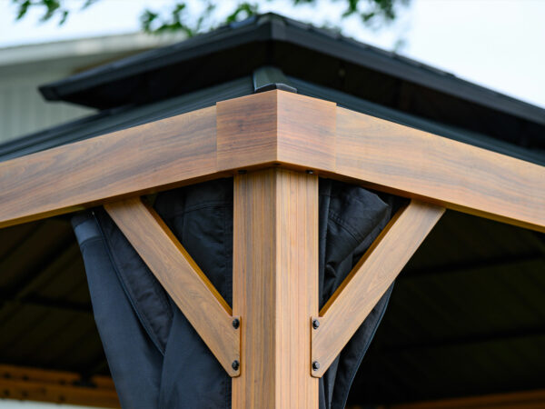 Gazebo Modèle Yosemite - 12x16 En Aluminium Toit en Métal – Image 7