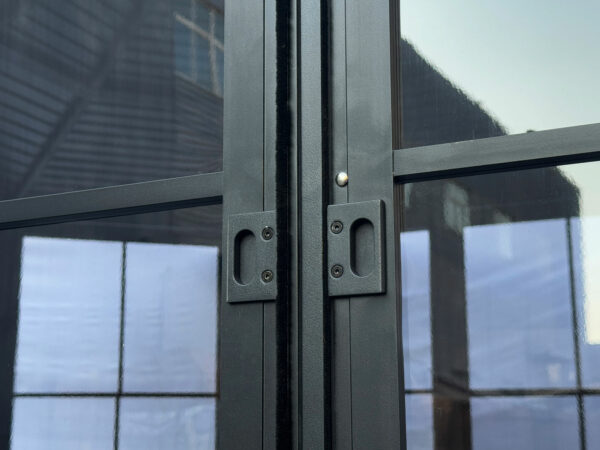 Solarium Florence Auto-Portant 12x18 Noir Avec Toît en Métal – Image 8