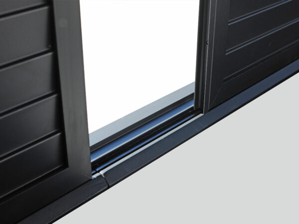Solarium Florence Auto-Portant 12x18 Noir Avec Toît en Métal – Image 9