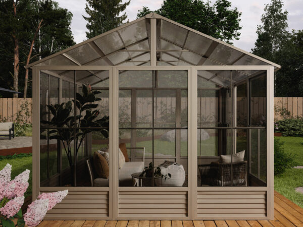 Solarium Myrdal 11x10 Avec Toit en Polycarbonate – Image 2