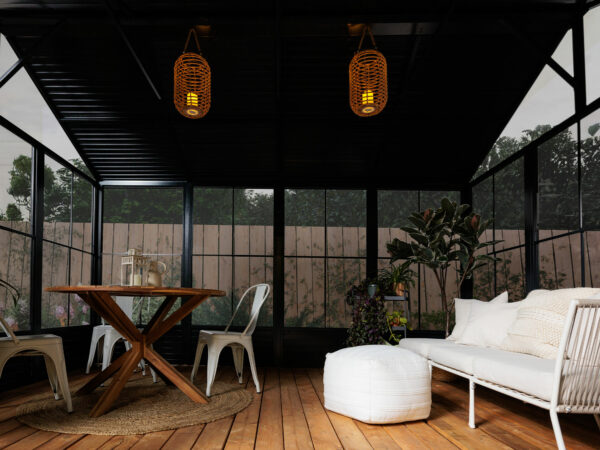 Solarium Myrdal 11x14 Avec Toit en Métal – Image 5
