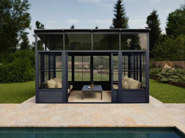 Solarium Narvik 12x15 Avec Toit en Métal – Image 6