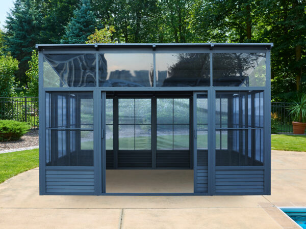 Solarium Narvik 12x15 Avec Toit en Métal