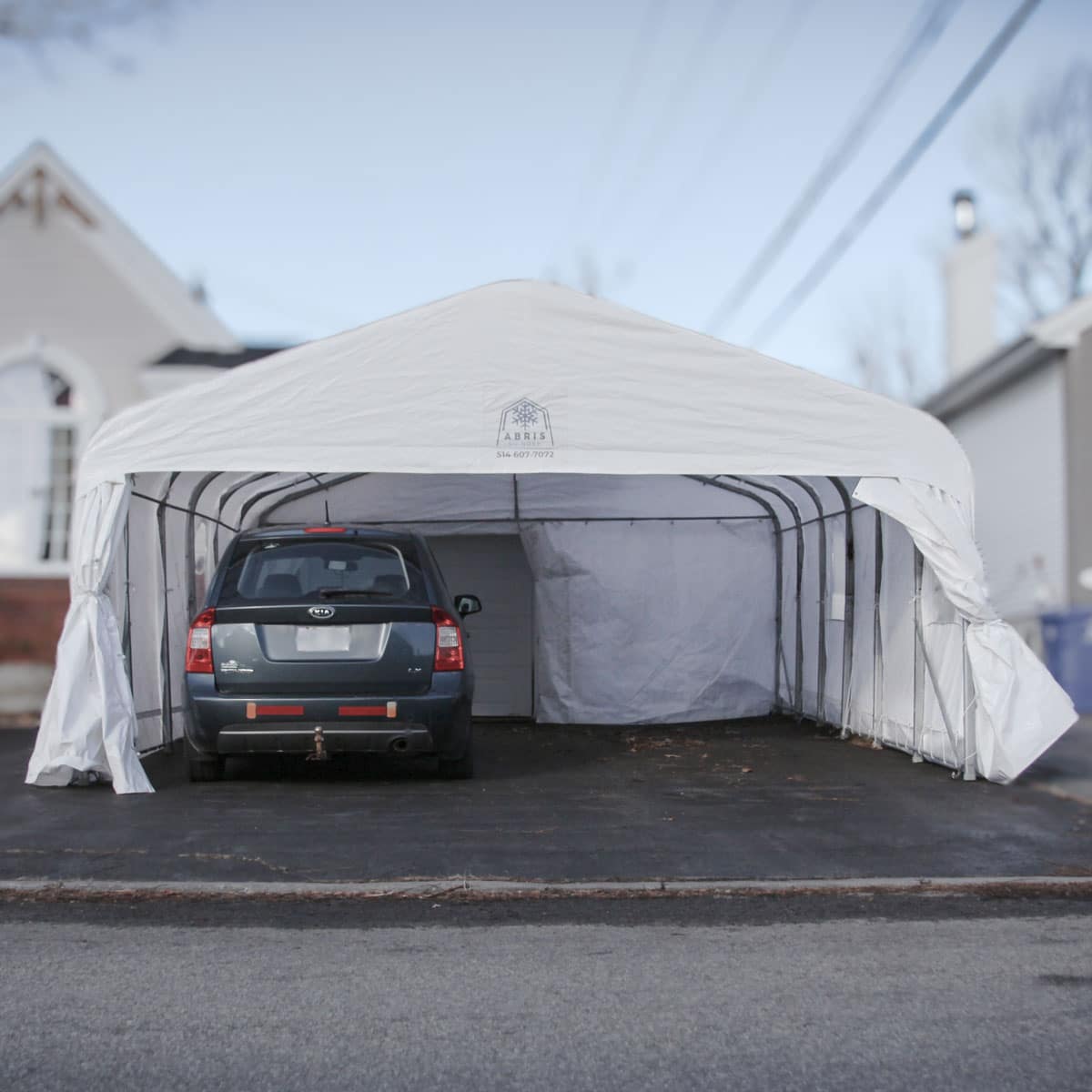 Location d'abris d'auto double - Vue 7 - Abris du Nord