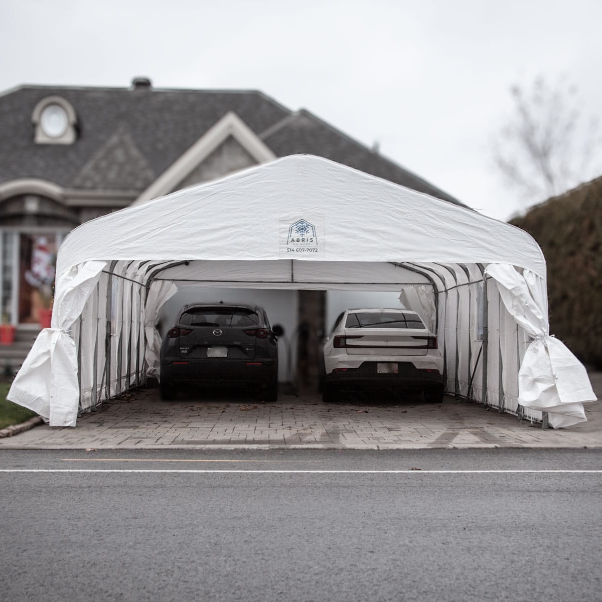 Location d'abris d'auto double - Vue 8 - Abris du Nord