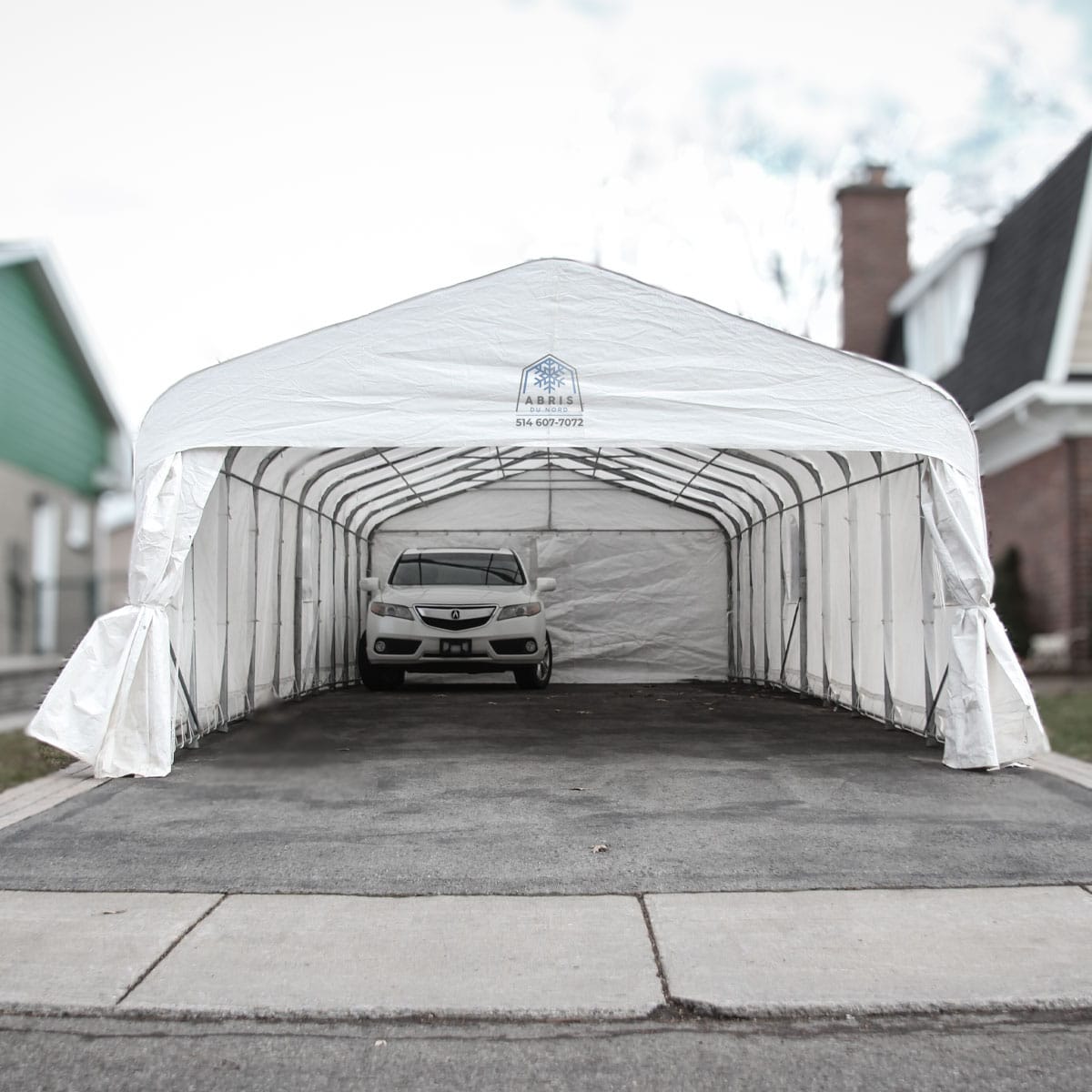 Location d'abris d'auto double - Vue 10 - Abris du Nord