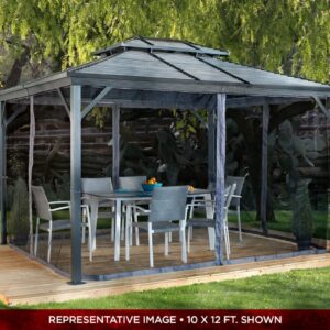 Gazebo Ventura II a toit rigide - Sojag | Abris du Nord