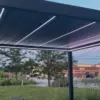 Pergola bioclimatique Monaco 1.0 de ProCam avec éclairage LED intégré